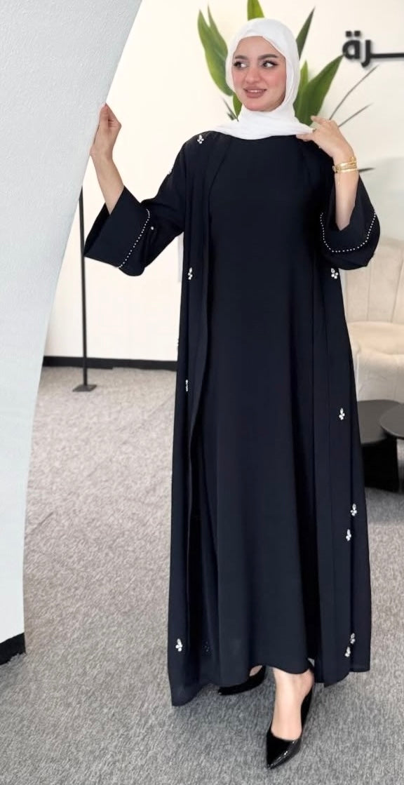 Ensemble abaya perlé
