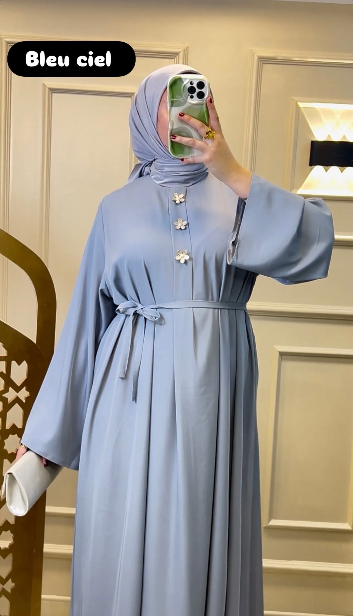 Robe rosette