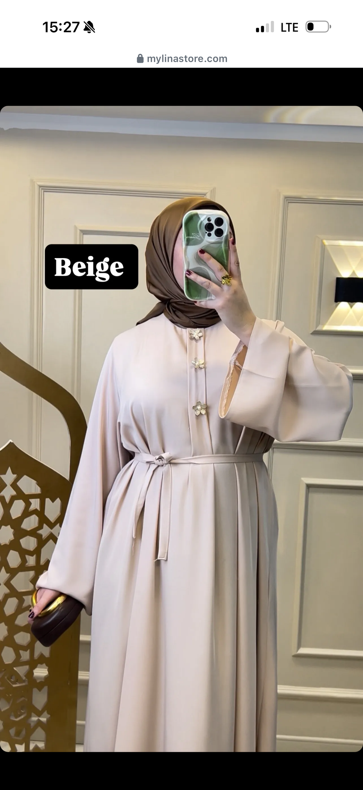 Robe rosette