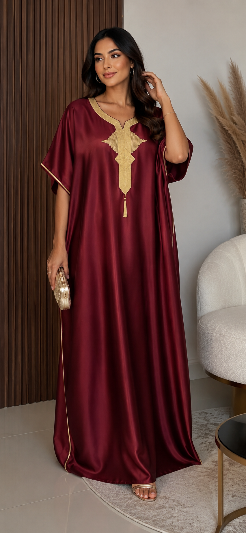 Robe satin